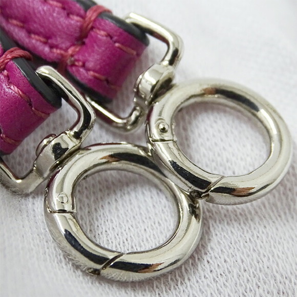 Fendi FENDI Bag Ladies Peekaboo Shoulder Leather Micro Purple 8M0355 - Picture 11 of 16